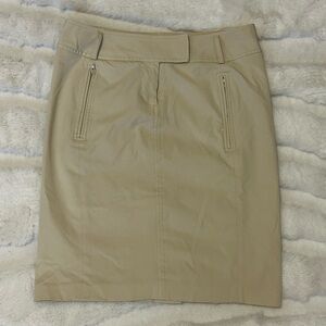 Hilfiger | Cream Tan Pencil Skirt